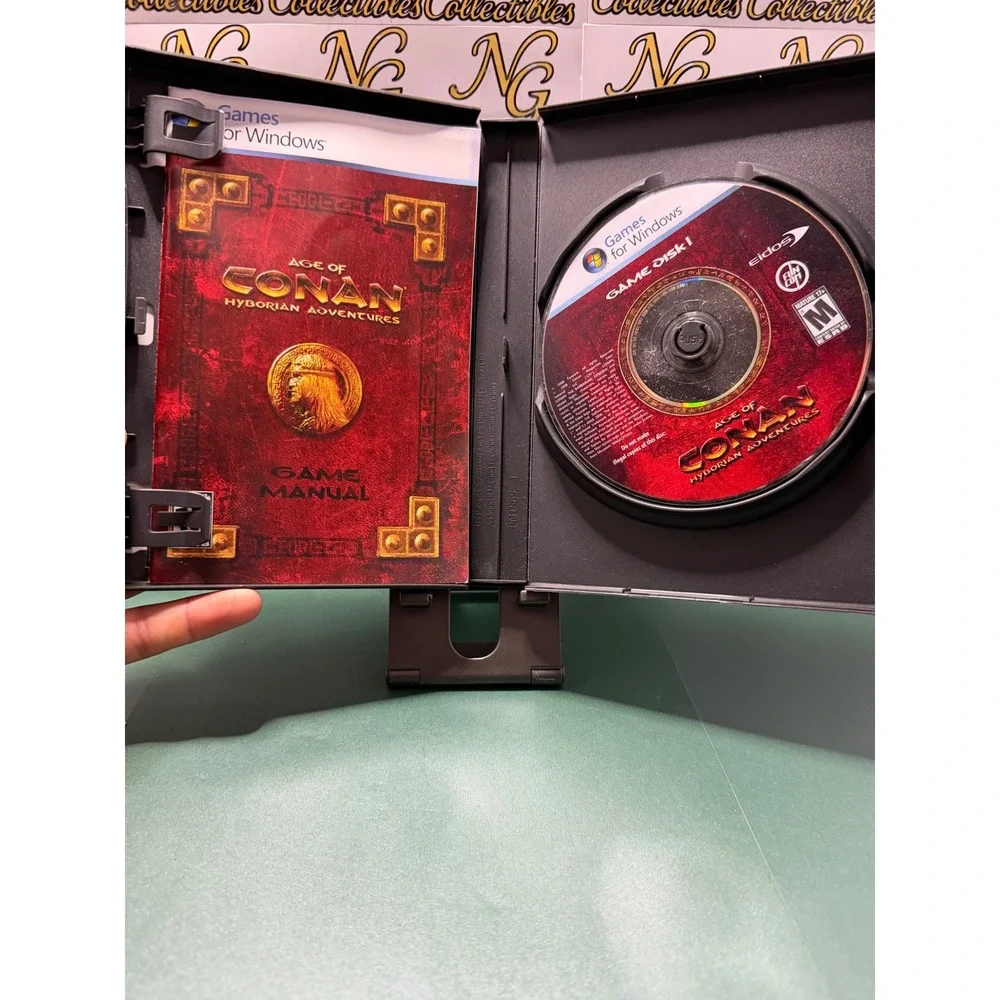 Age of Conan Hyborian Adventures PC DVD 2008 Complete with Manual and Slipcover